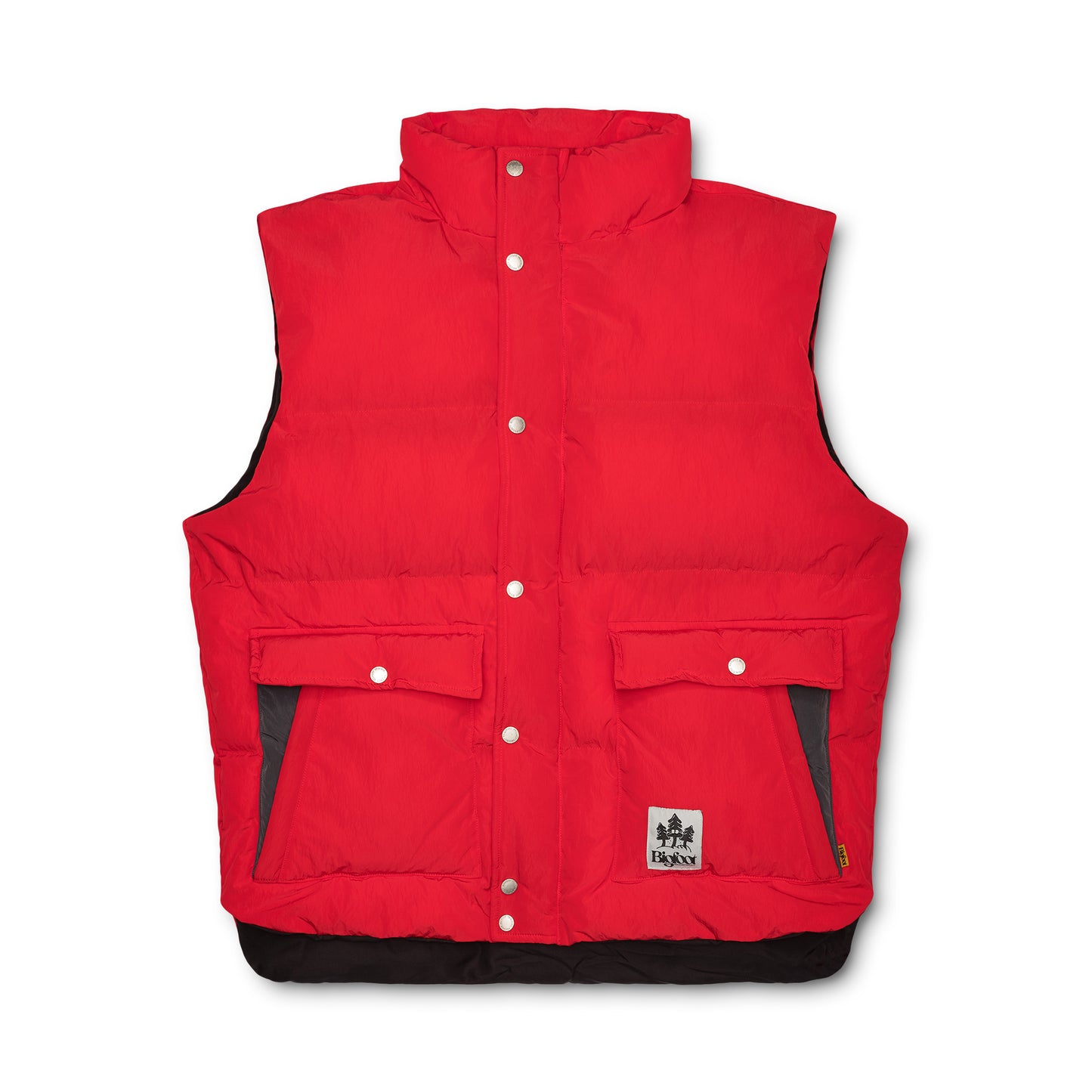 Sunburst Puffer Vest, Spicy Red