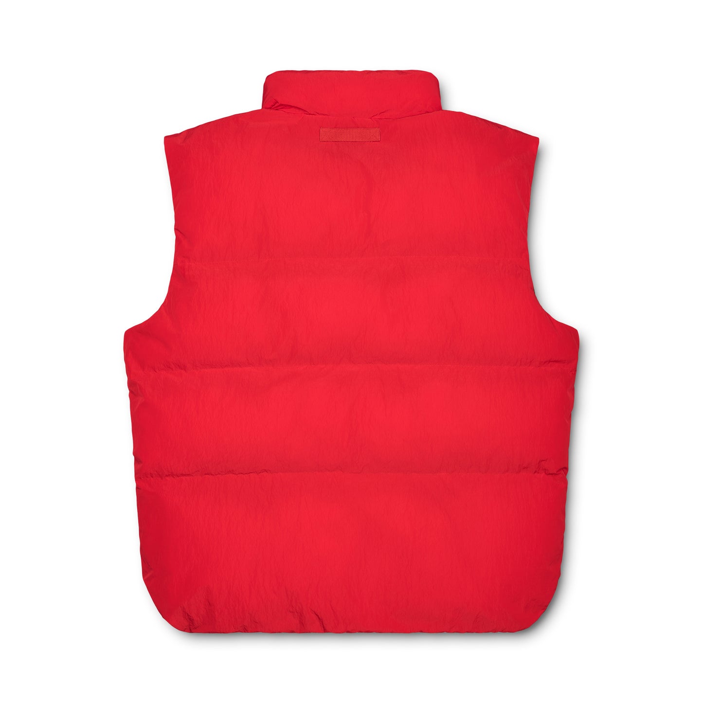 Sunburst Puffer Vest, Spicy Red